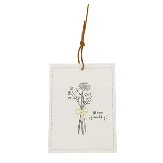 ZUSSS ZUSSS GEURZAKJE JIJ BENT GEWELDIG WIT/ZWART/GOUD