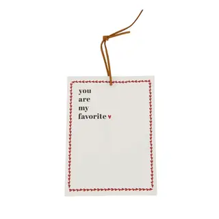 ZUSSS ZUSSS GEURZAKJE FAVORITE WIT/ROOD