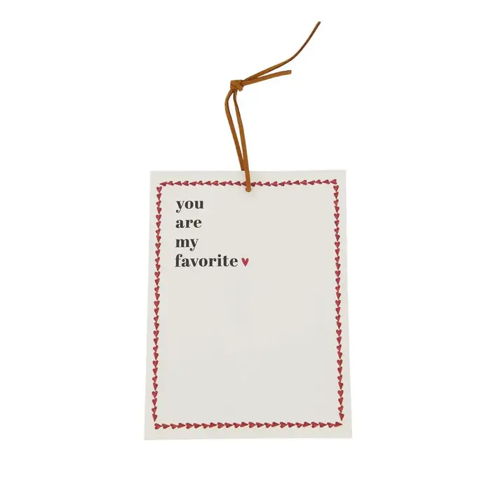 ZUSSS ZUSSS GEURZAKJE FAVORITE WIT/ROOD