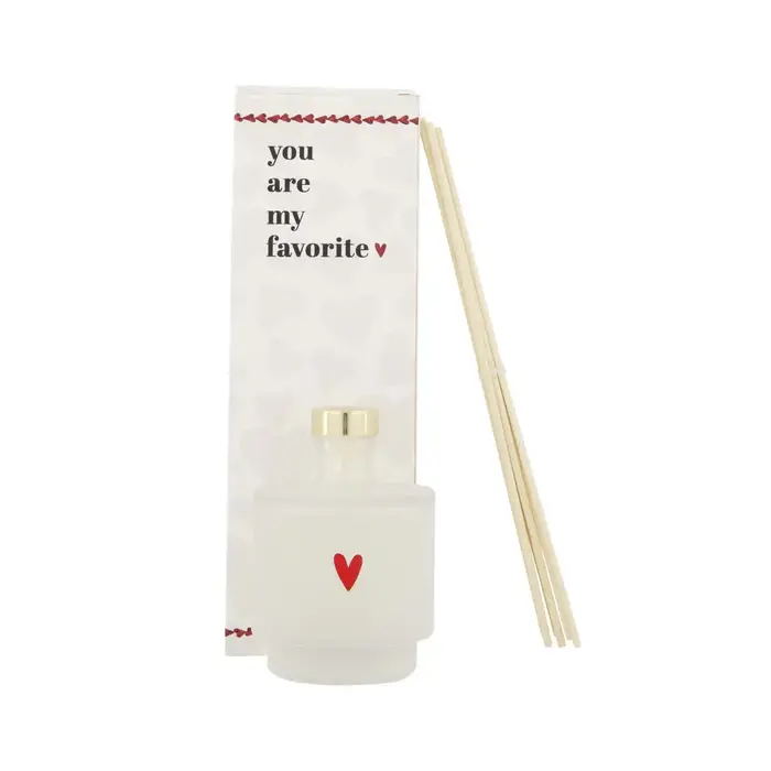 ZUSSS ZUSSS GEURSTOKJES FAVORITE WIT/ROOD