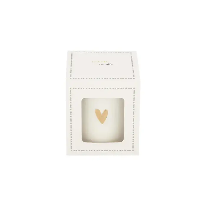 ZUSSS ZUSSS GEURKAARS KERAMIEK IN DOOSJE BEDANKT WIT/GOUD/GRIJSBLAUW