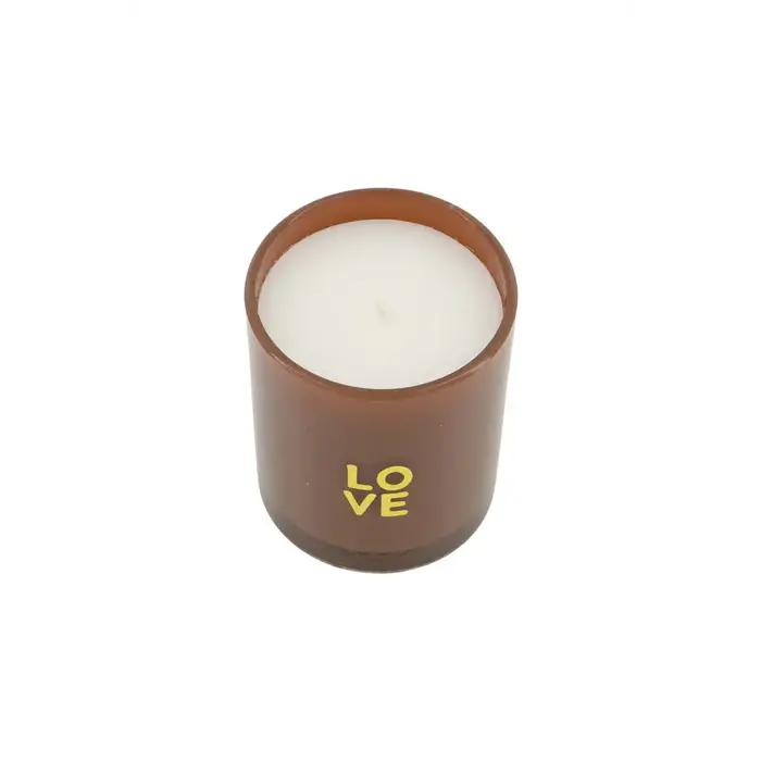 ZUSSS ZUSSS GEURKAARS GLAS IN DOOSJE LOVE BRUIN