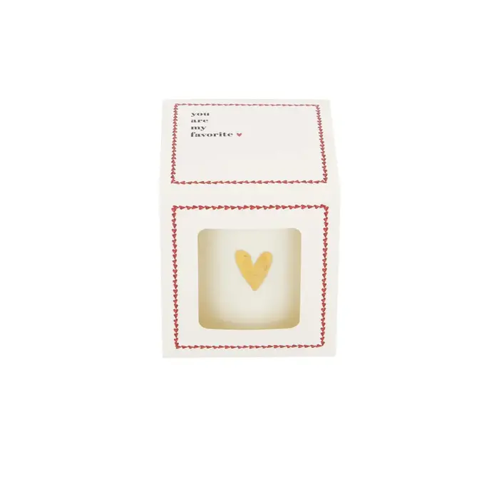 ZUSSS ZUSSS GEURKAARS KERAMIEK IN DOOSJE FAVORITE WIT/ROOD