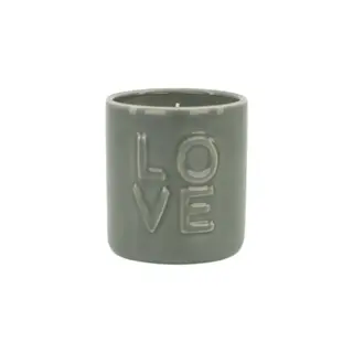 ZUSSS ZUSSS GEURKAARS KERAMIEK LOVE DONKERGROEN