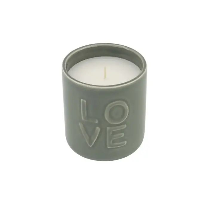 ZUSSS ZUSSS GEURKAARS KERAMIEK LOVE DONKERGROEN