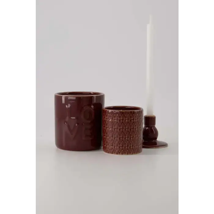 ZUSSS ZUSSS GEURKAARS KERAMIEK LOVE PORT