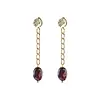 BS MEDITATION GARNET EARRINGS