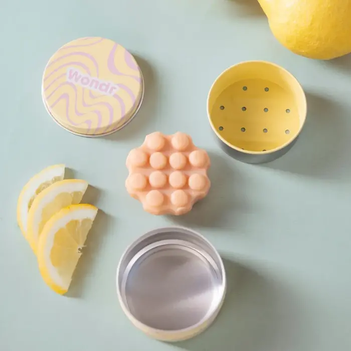 WONDR WONDR MINI TRAVEL CASE YELLOW/LILA