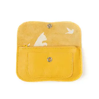 KEECIE KEECIE WALLET CAT CHASE SMALL YELLOW