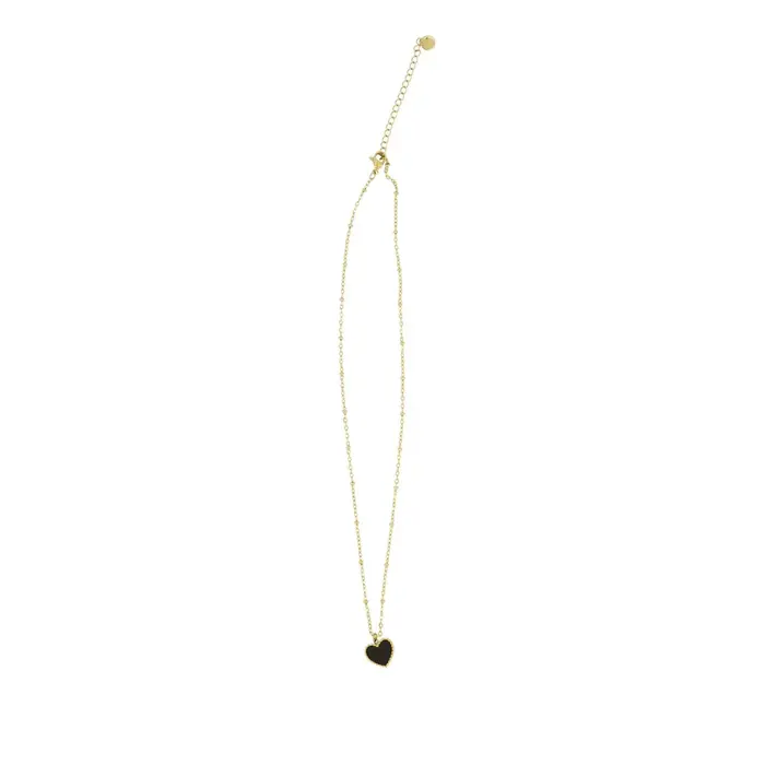 ZUSSS ZUSSS KETTING MET HARTBEDEL