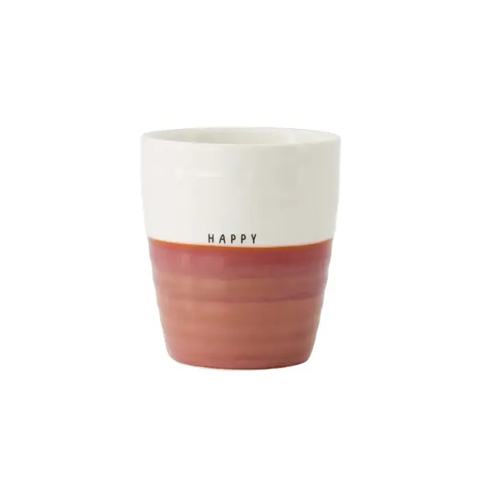 ZUSSS ZUSSS KOFFIEMOK HAPPY WIT/BURGUNDY