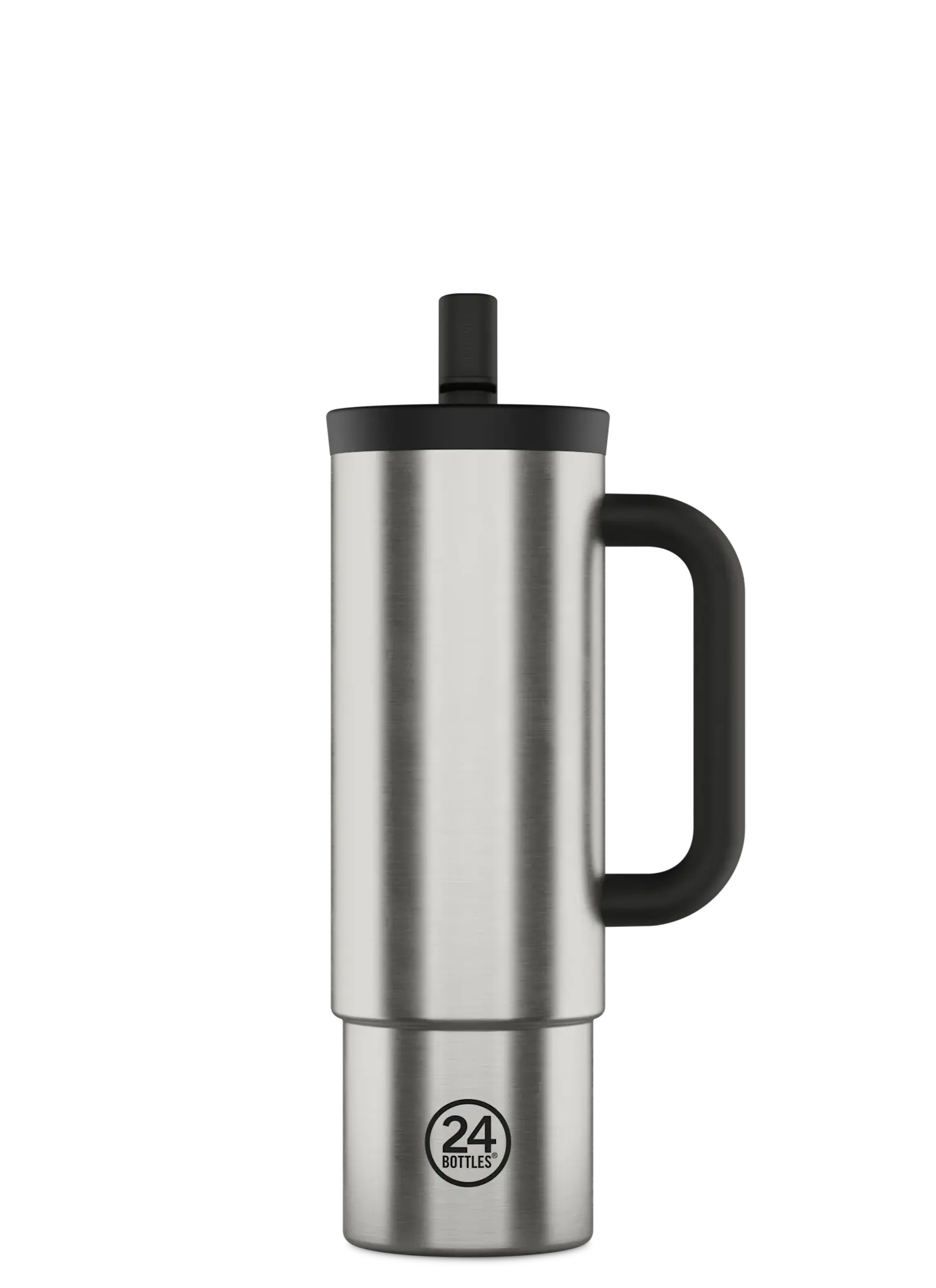 24 BOTTLES 24BOT STRAW CUP 800 BRUSHED STEEL