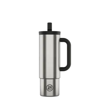 24 BOTTLES 24BOT STRAW CUP 800 BRUSHED STEEL