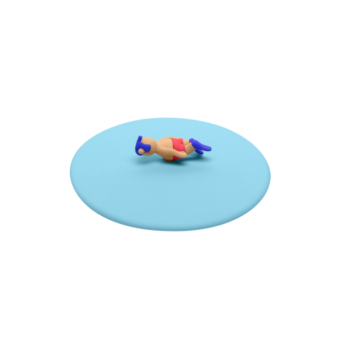 LIV ZOMERDEKSEL BEACH BOYS BLAUW SNORKELEN