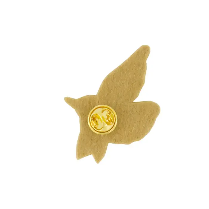 ZUSSS ZUSSS KOLIBRI BROCHE MOSS GREEN