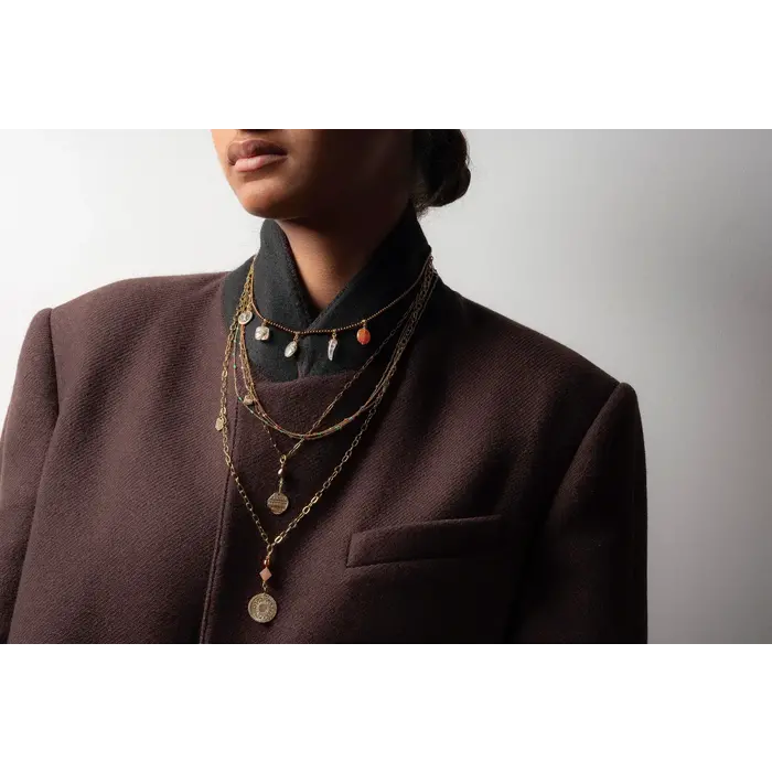 MURIELLE PERROTTI PERROTTI TEMPO KETTING GRANAAT