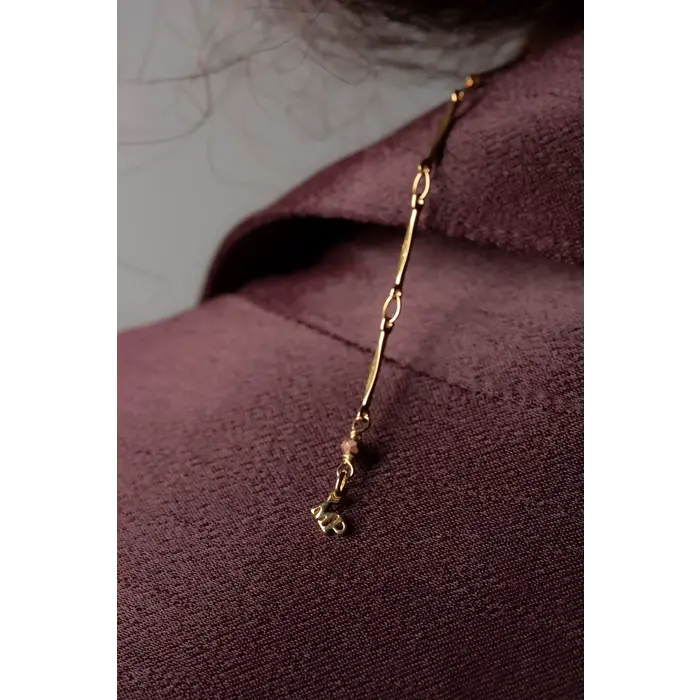 MURIELLE PERROTTI PERROTTI KITZU KETTING GRANAAT