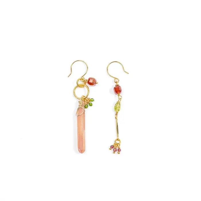 MURIELLE PERROTTI PERROTTI STUDIO BERGKRISTAL GRANAAT ASYM