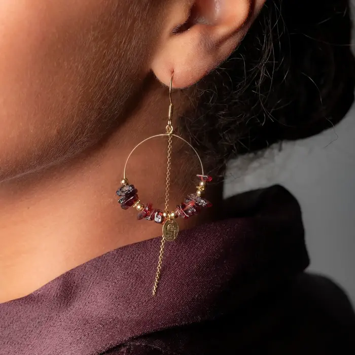 MURIELLE PERROTTI PERROTTI MP CREOOL GRANAAT ASYM