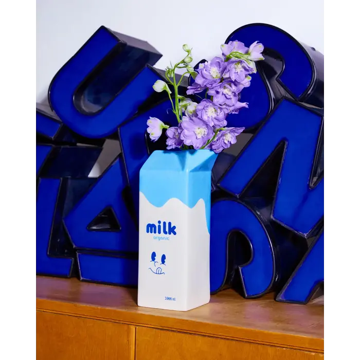 FLUID MARKET FLUID MARKET VASE MILK