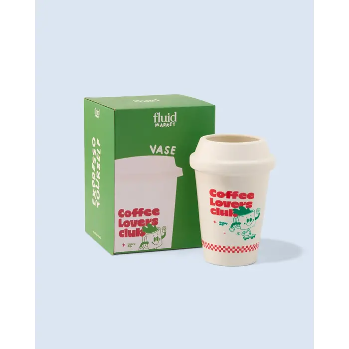 FLUID MARKET FLUID MARKET VASE CUP OF COFFEE