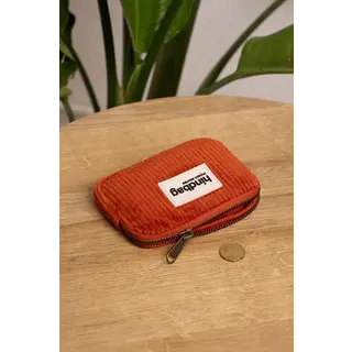 HINDBAG HINDBAG PORTE MONNAIE LILI VELOURS BRIQUE