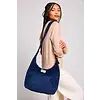 HINDBAG SAC HOBO CLAIRE VELOURS MARINE