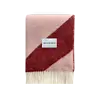 MAISON DEUX SWIRL BLANKET BORDO 130 X 200 CM