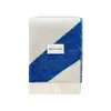 MAISON DEUX SWIRL BLANKET COBALT BLUE WHITE 130 X 200 CM