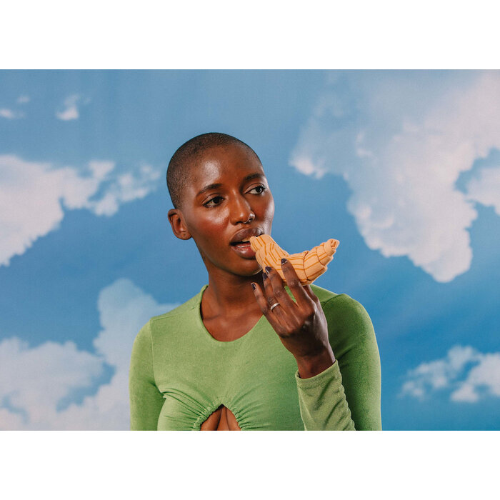 EAT MY SOCKS EMS SOCKS BON CROISSANT