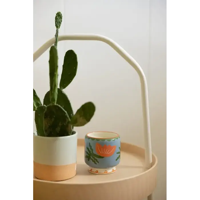 PADDYWAX PADDYWAX A DOPO FLOWER CERAMIC CANDLE CACTUS FLOWER