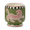 PADDYWAX A DOPO TIGER CERAMIC CANDLE BLACK CEDAR & FIG