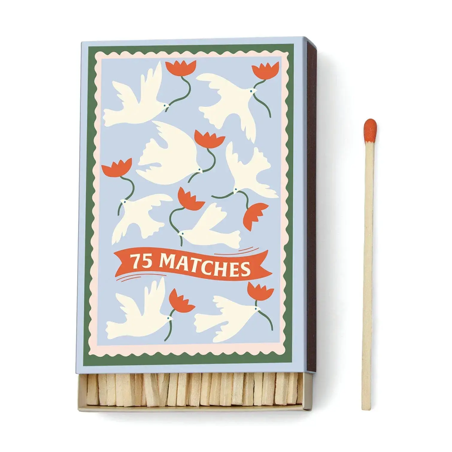 PADDYWAX PADDYWAX A DOPO BOXED MATCHES FLOWER ORANGE