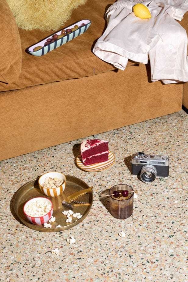 HERE'S HOW HERE'S HOW THE BELLA DIPPING BOWLS OCHRE & RUST (SET OF 2)