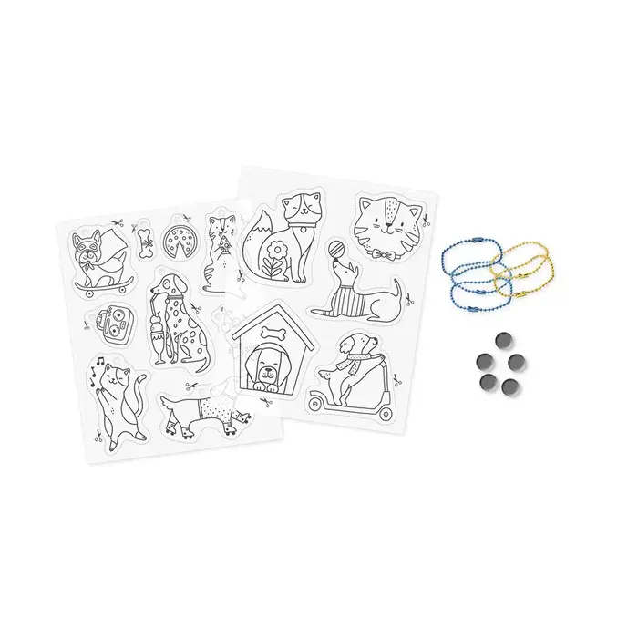 JANOD JANOD CREATIVE KIT PLASTIC CAZY CATS & DOGS