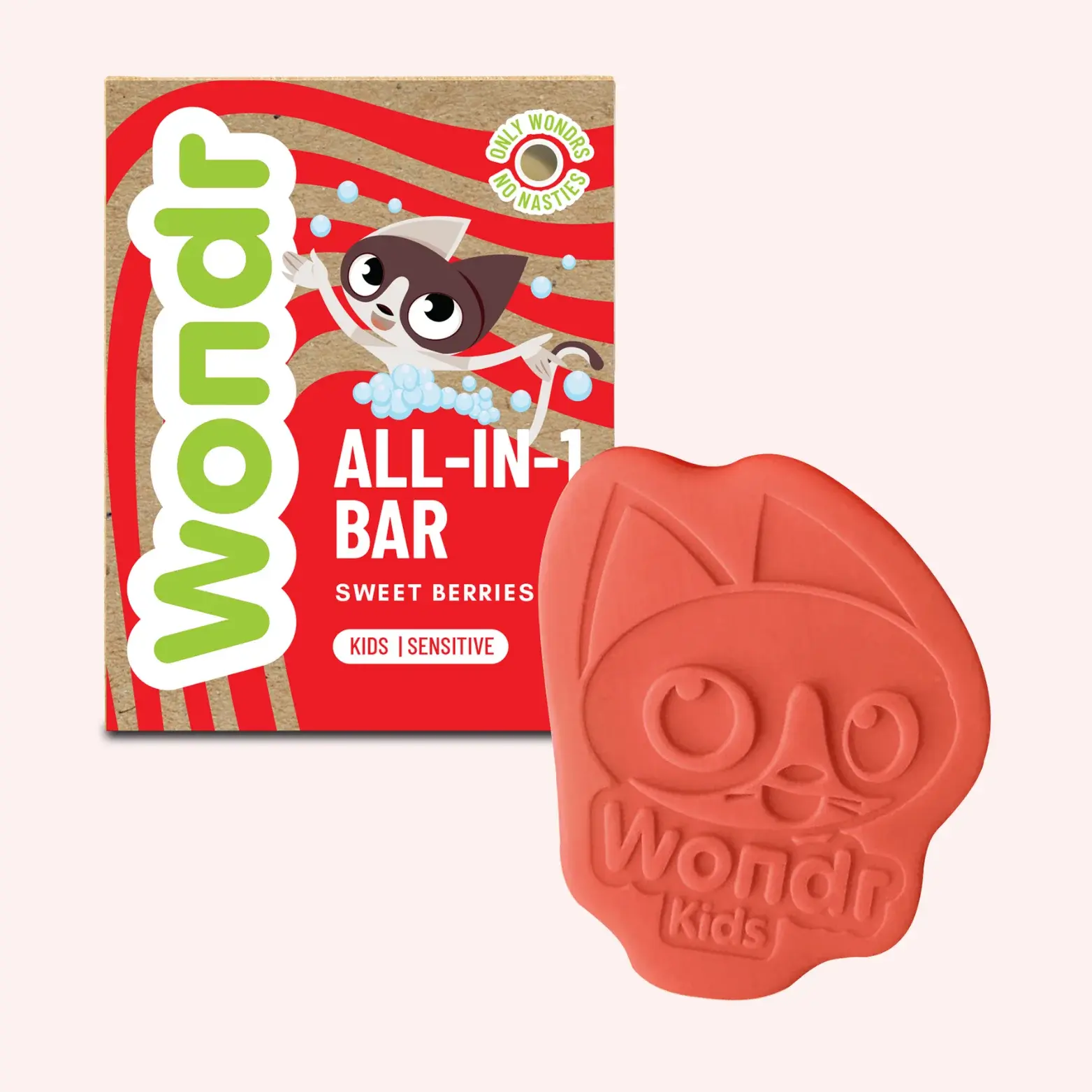 WONDR WONDR KIDS BAR SWEET BERRIES