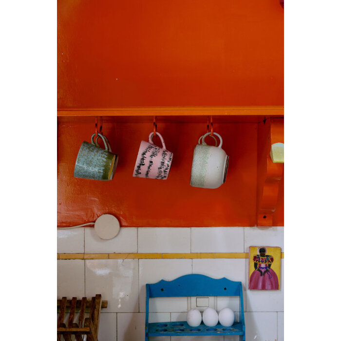 HK LIVING 70S CERAMICS CAPPUCCINO MUG VERDIGRIS