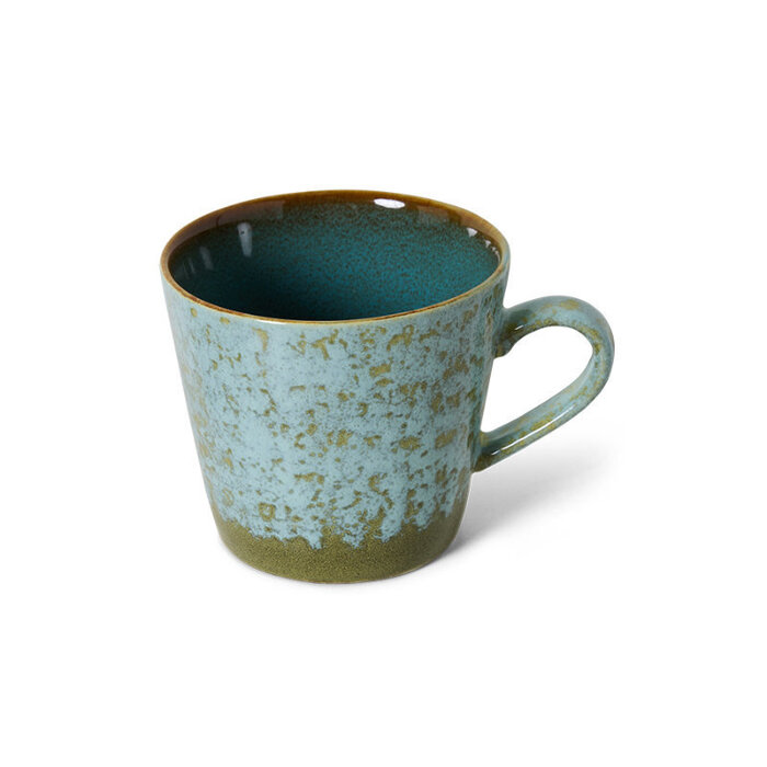 HK LIVING 70S CERAMICS CAPPUCCINO MUG VERDIGRIS