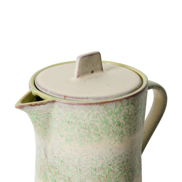 HK LIVING 70S CERAMICS TEA POT SLUSH