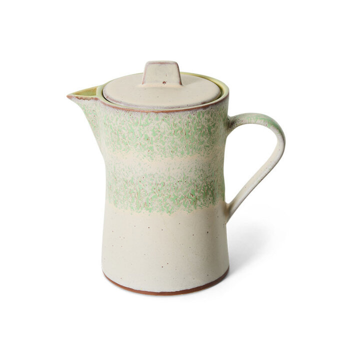 HK LIVING 70S CERAMICS TEA POT SLUSH