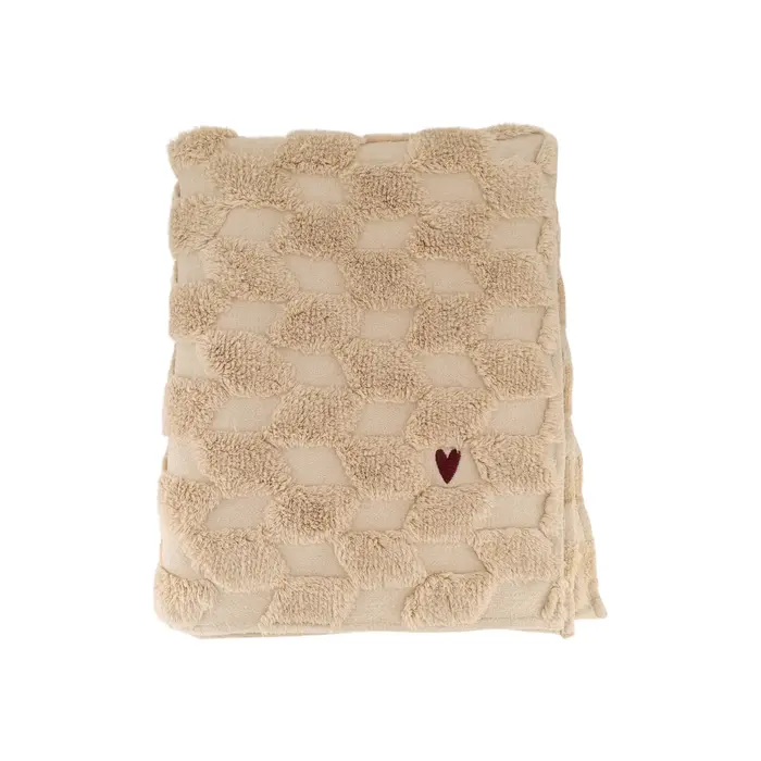 ZUSSS ZUSSS PLAID HARTJE ZAND/DONKERGROEN