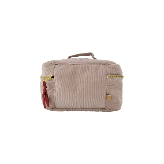 ZUSSS ZUSSS BEAUTYCASE CORDUROY LOVE ZAND