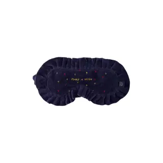 ZUSSS ZUSSS SLAAPMASKER VELVET STERREN DONKERBLAUW/GOUD