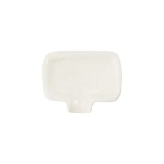 ZUSSS ZUSSS ZEEPSCHAALTJE KERAMIEK LOVE WIT/GOUD