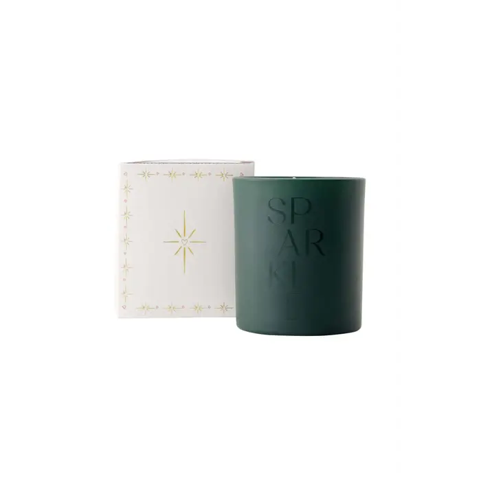 ZUSSS ZUSSS GEURKAARS GLAS IN DOOSJE SPARKLE WIT/DONKERGROEN