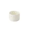 ZUSSS WAXINELICHTHOUDER KERAMIEK HART/STER WIT
