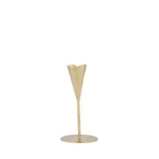 ZUSSS ZUSSS KANDELAAR METAAL HARTJE S GOUD