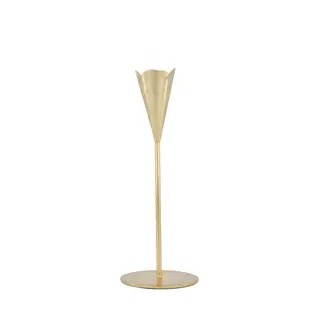 ZUSSS ZUSSS KANDELAAR METAAL HARTJE M GOUD