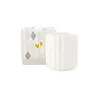 ZUSSS GEURKAARS KERAMIEK IN DOOSJE HARTJE WIT