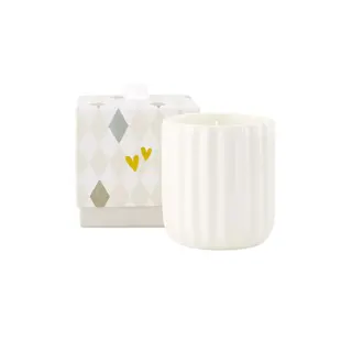 ZUSSS ZUSSS GEURKAARS KERAMIEK IN DOOSJE HARTJE WIT